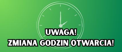 Zdjęcie artykułu Zmiana godzin otwarcia Urzędu w lipcu i sierpniu