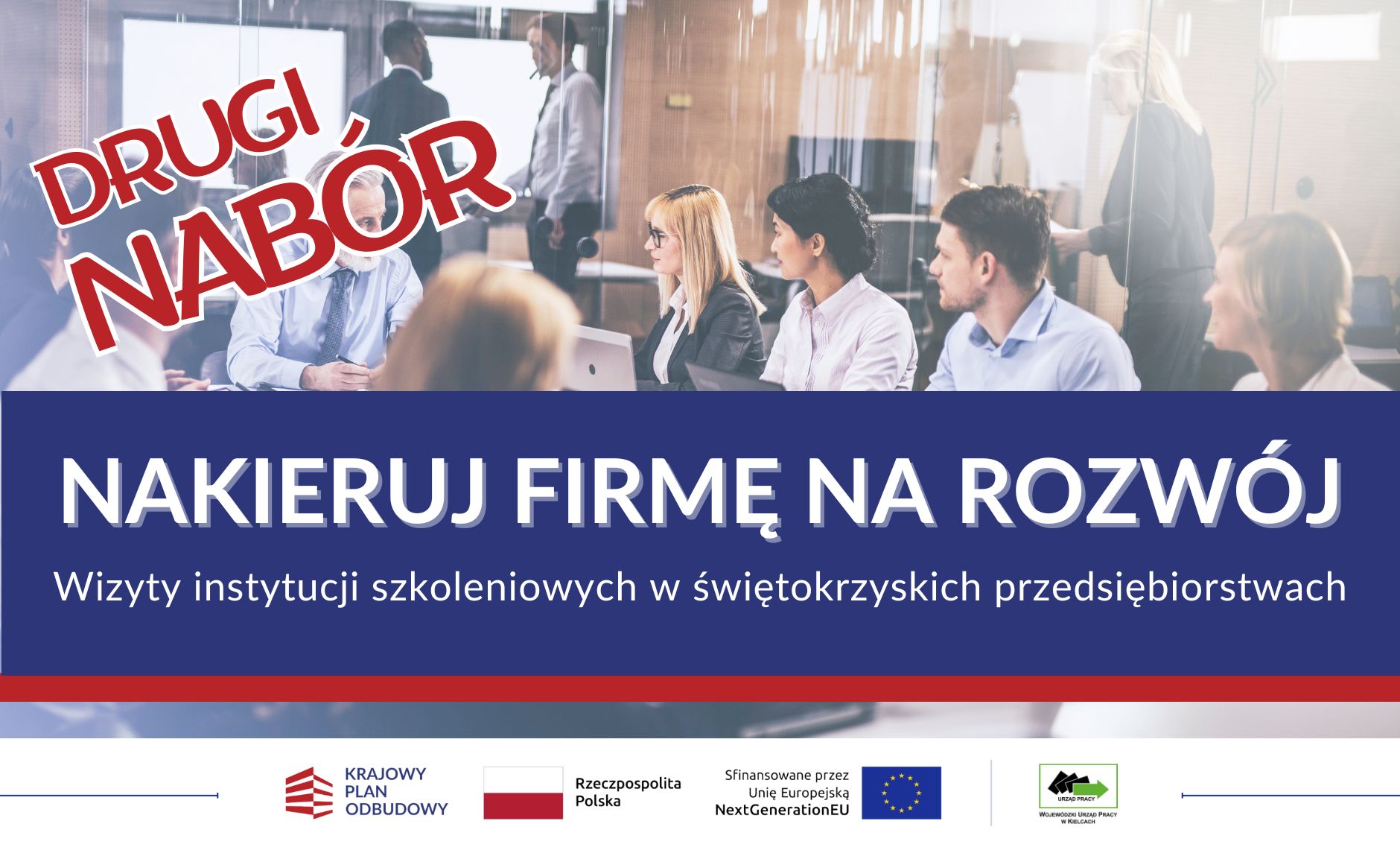 Plakat Nakieruj firmę na rozwój