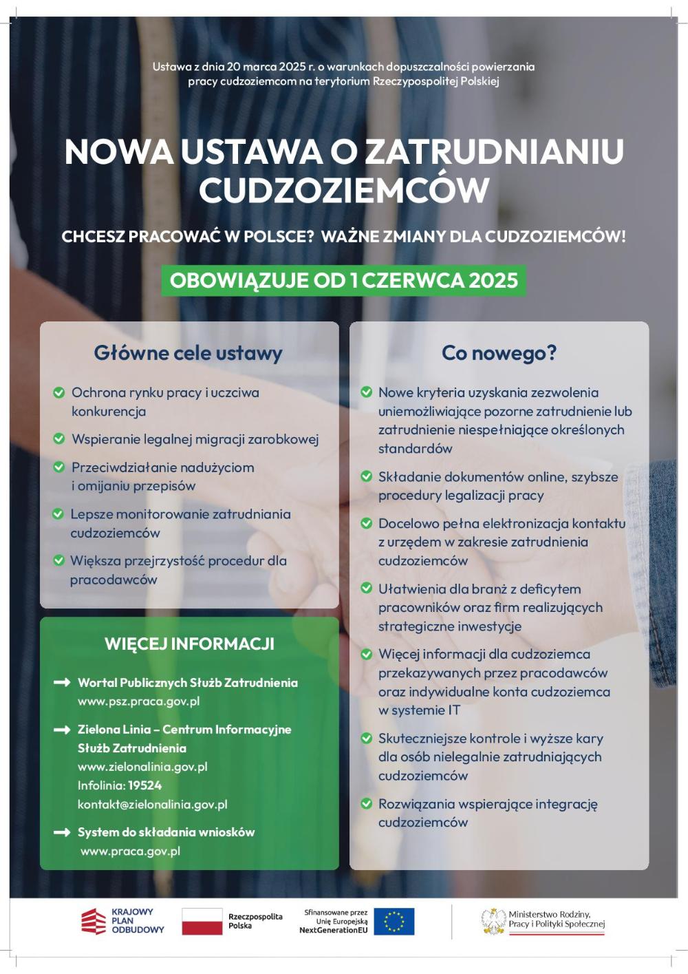 plakat nowa ustawa